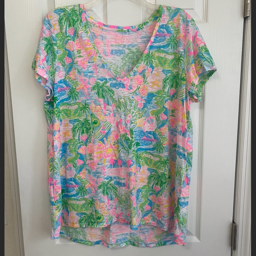 Lilly Pulitzer Etta V-Neck Top